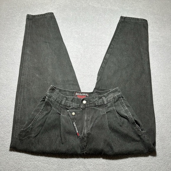 Vintage Bugle‎ Boy Pants Mens Black 29x30 Tapered 80's 90's Forward Track